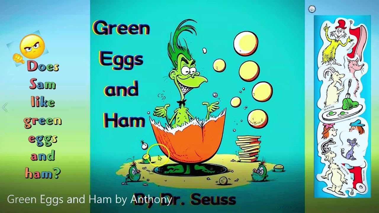 Green eggs and ham by Dr. Seuss | 英文故事绘本 | Kids Stories in English | Dr ...