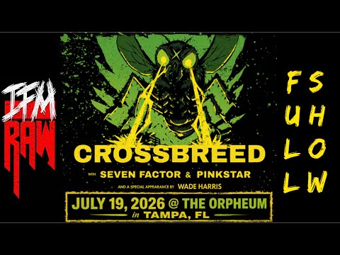 CROSSBREED, Seven Factor & PINKSTAR 7-19-26 FULL SHOW Live @ The Orpheum in Tampa, FL