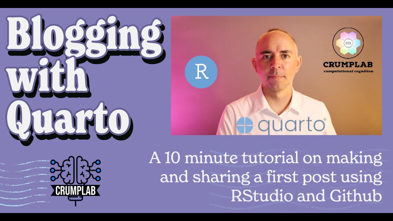 Blogging with Quarto: a 10 minute getting started tutorial 