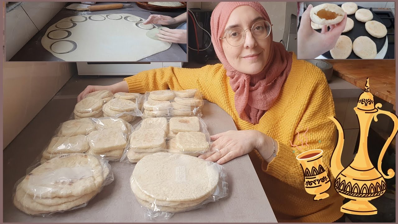 50 PANECILLOS PARA RELLENAR/SIN AMASAR SIN HORNO/BATBOT MARROQUÍ. ESPECIAL RAMADAN