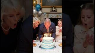 King Charles dance with Charlotte on his birthday - Camilla angry #kingcharles#camilla#charlotte