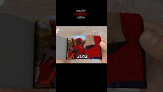 Evolution of Deadpool in cartoon / Flipbook #shorts  #evolution #deadpool #flipbook #deadpoolcartoon