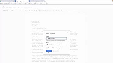 Google Docs Page Settings
