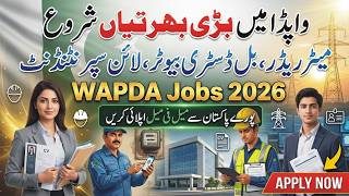 WAPDA Jobs 2026 How To Apply - Line Superintendent, Meter Reader, Bill Distributor - OTS LESCO Jobs