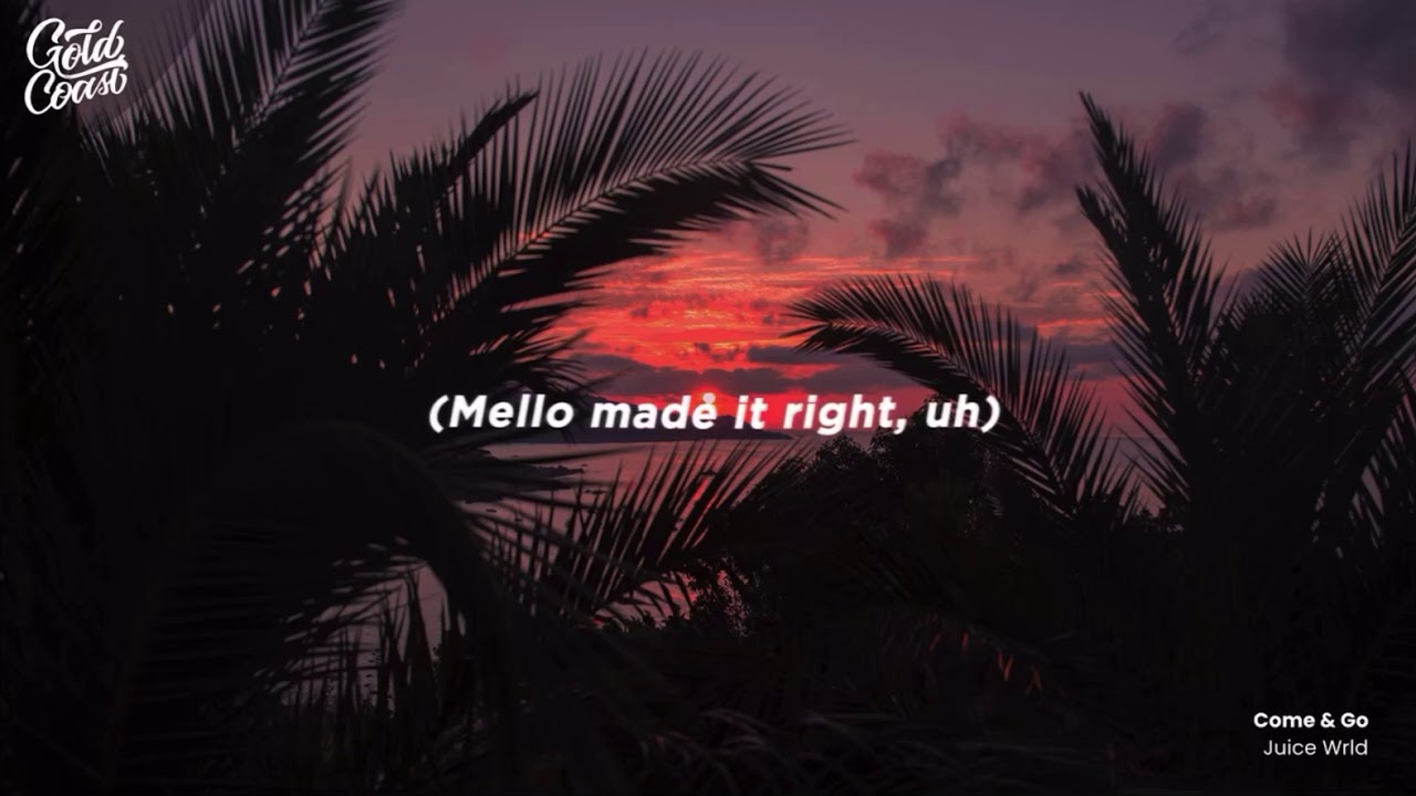 Juice wrld come and go ft. Marshmallow (Lyrics) YouTube