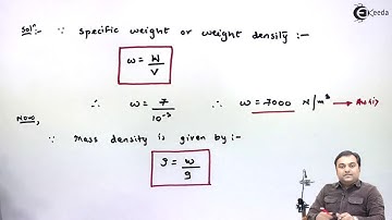 Problem No 1 on Properties of Fluid - Properties of Fluid - Fluid Mechanics 1