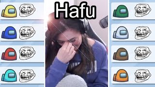 THE HARDEST CREW GAME OF HAFU'S LIFE | Among Us
