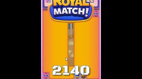 Royal Match Level 2140 - No Boosters Gameplay
