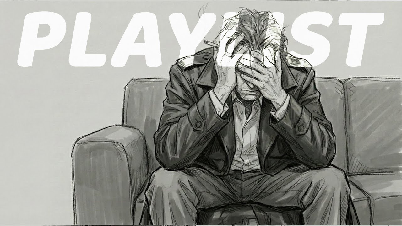 Playlist for Burned-Out Souls — Moody Lofi Beats for Relax, Study & Midnight Thoughts