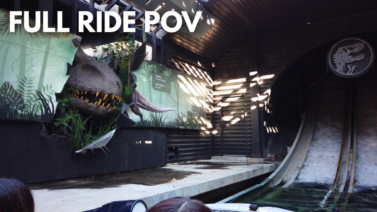 Jurassic World The Ride FULL POV 2026 | Universal Studios Hollywood 4K