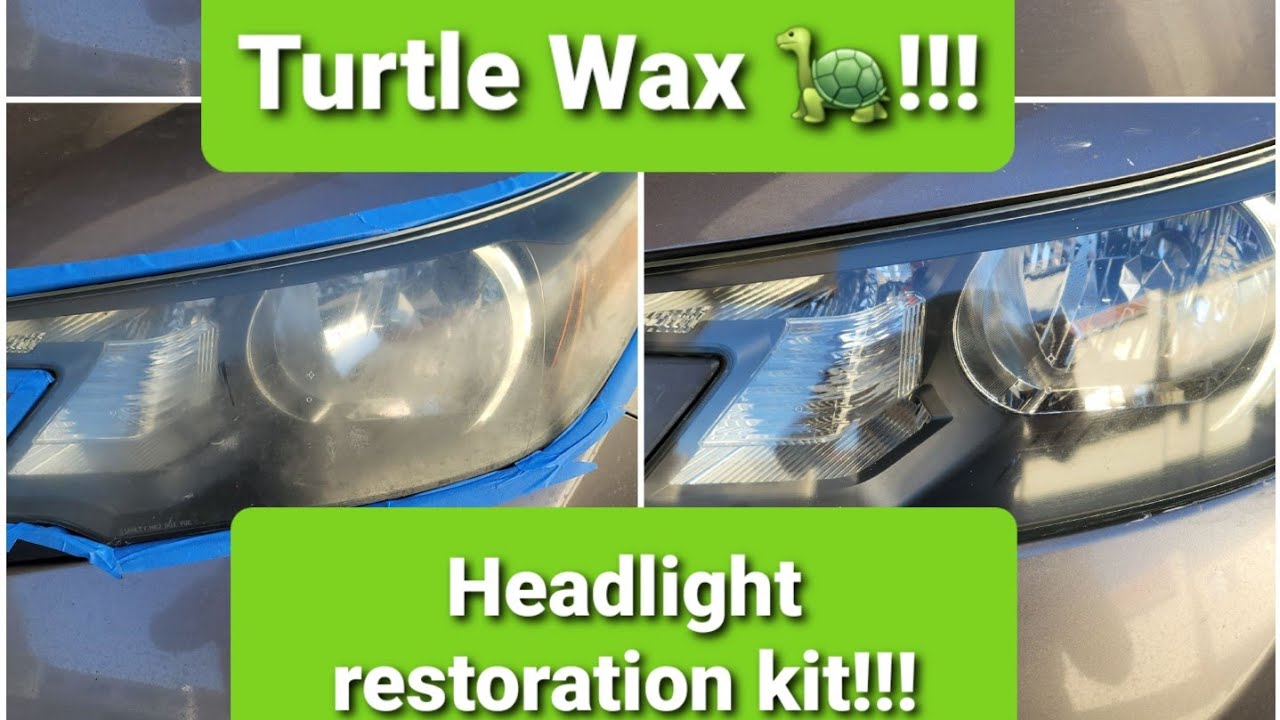 Headlight restoration on a 2013 Honda CRV using: Turtle Wax 🐢 headlight  restoration kit!!! 