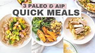 Quick Paleo & AIP Meals | 30min recipes