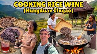 FILIPINO FAMILY MOUNTAIN COOKING - Organic Rice Wine In Ifugao (Bayah)