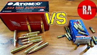 22Lr Vs 223 Subsonic Ar-15 Ammo Are They The Same?