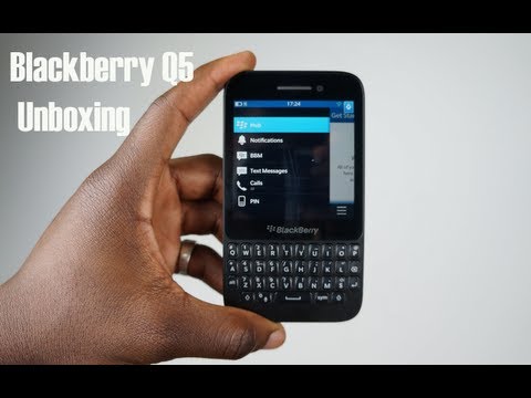 Blackberry Q5 Unboxing and First Look for Review