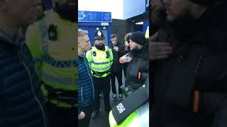 Mr DT confronts arsenal fan about arsenal fan tv chants