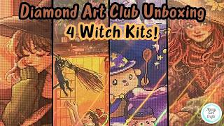 Diamond Art Club Unboxing – 4 Witch Kits!