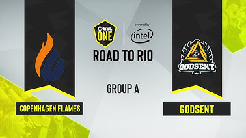 CS:GO - Copenhagen Flames vs. GODSENT [Nuke] Map 3 - ESL One: Road to Rio - Group A - EU