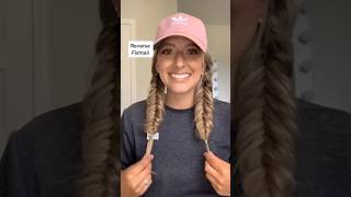 Reverse Fishtail Pigtails! Short, Medium, & Long Hairstyles #shortsfeed #shortsviral #shorts