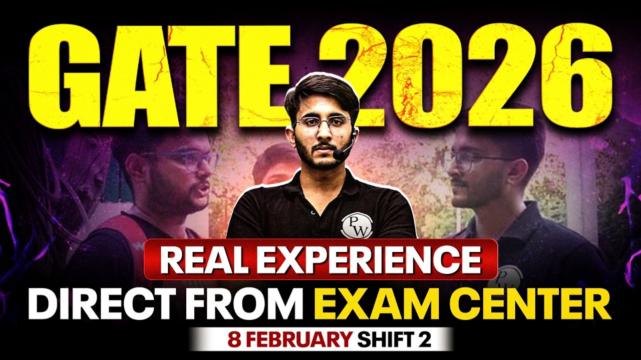 GATE 2026 Exam Live | GATE Exam Real Experience Straight from GATE Exam Centre | 8 Feb Shift 2
