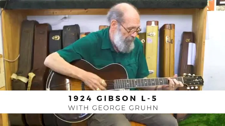 1924 Gibson L-5 Signed by Loyd Loar with George Gr...