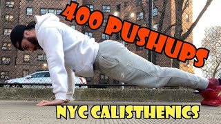 400 Pushups For Fun | Eric Rivera