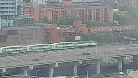 GO Train arriving at Union Station