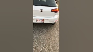 Mk7.5 gti down pipe and muffler delete