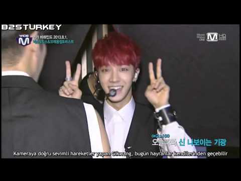 130808 BEAST - Mnet Wide Kamera Arkası Türkçe Altyazılı