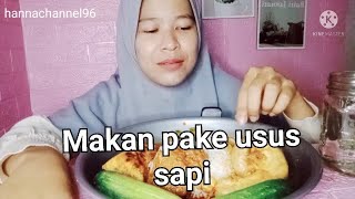 mukbang nasi Padang usus sapi #mukbang #usus
