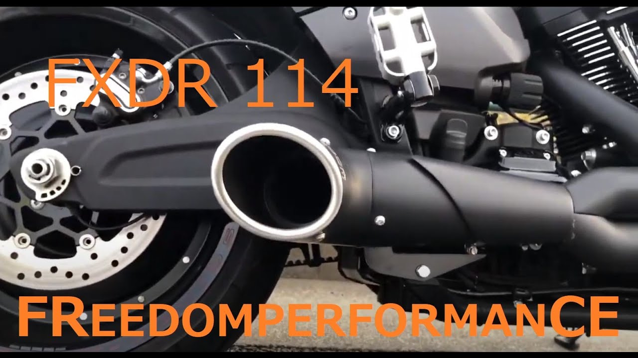 FXDR114 フリーダムパフォーマンスターンアウト Harley Davidson FXDR freedom performance turn  out - YouTube