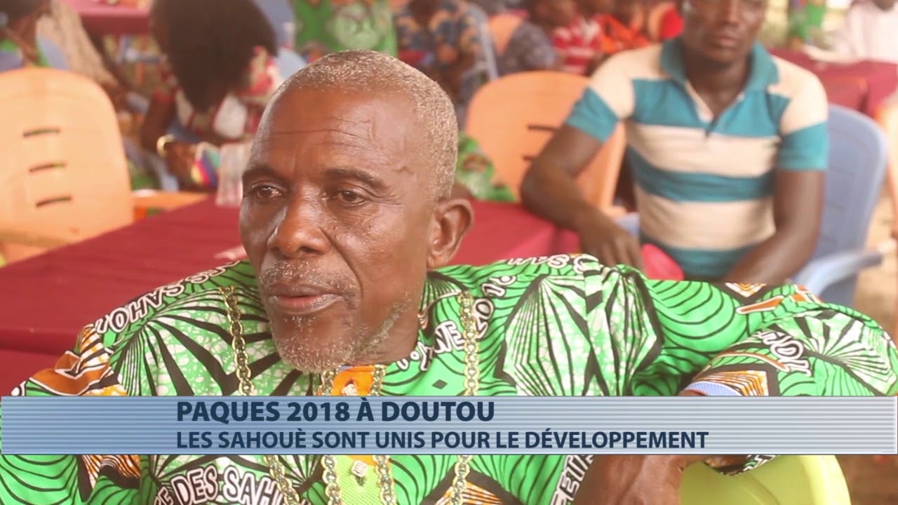 Célébration de la pâques 2018 à Doutou