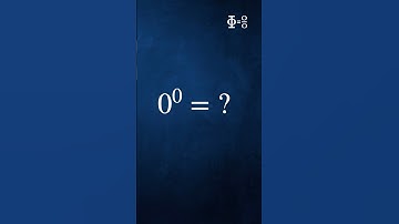 What is Zero to the Power Zero?