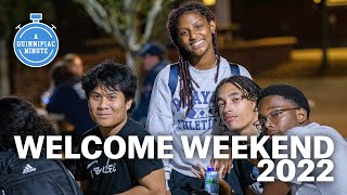 A Quinnipiac Minute | Welcome Weekend 2022