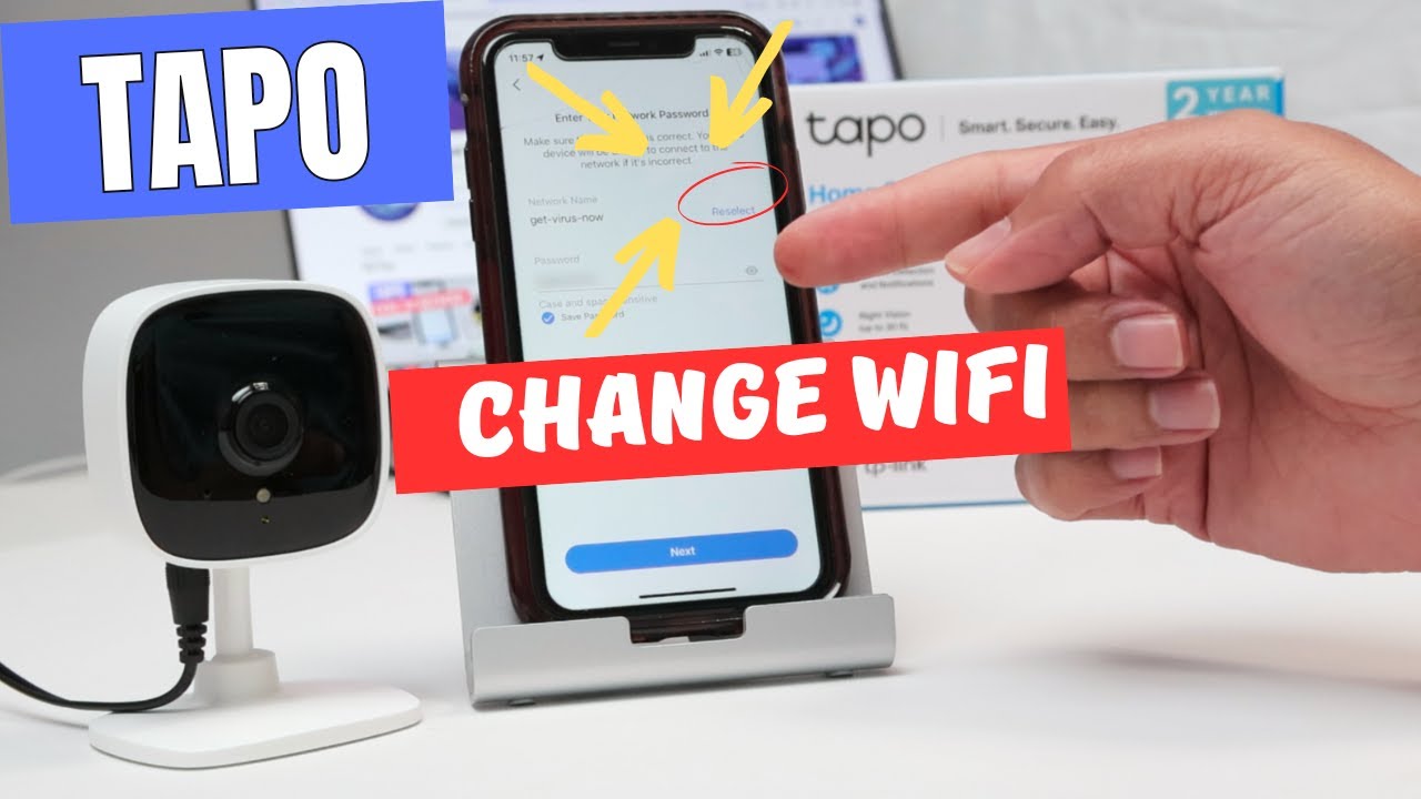 TP Link Tapo C100 Change WiFi Network. Easy Step-by-Step - YouTube
