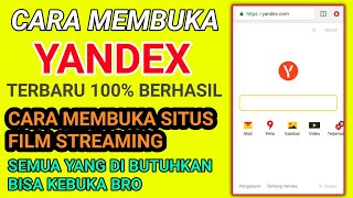 CARA MEMBUKA YANDEX TERBARU 100% BERHASIL