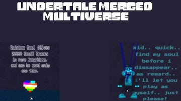 Undertale Merged Multiverse -  Finding the Rainbow Soul + Neon Sans