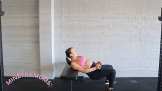 Dumbbell Weighted Hip Thrust - Pregnant