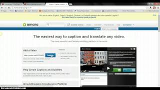 Closed Captions: YouTube and Amara.org