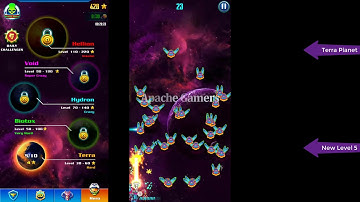 Galaxy Attack Alien Shooter | New Hero Mode | Terra New Level 5 |  Tips Tricks For Game Players