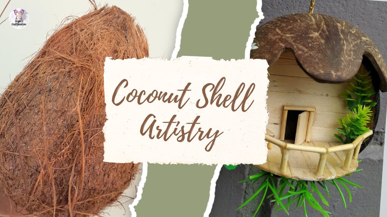 Enchanting Coconut Shell Fairy House || Craft Your Miniature Magic Garden
