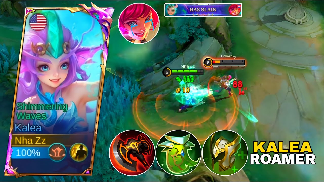 KALEA ROAMER TARGET LOCK BEATRIX MM! KALEA BEST ROAM BUILD & EMBLEM | MOBILE LEGENDS