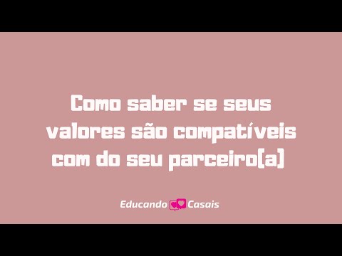 Vídeo: Como Verificar A Compatibilidade De Um Parceiro