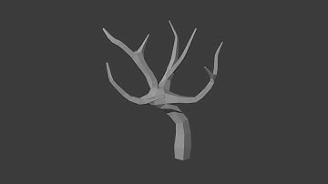 How to make an easy tree in blender with the skin modifier - Tutorial