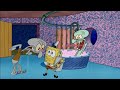 Squidward Trying To Get The Pizza From SpongeBob Bath Edition 
