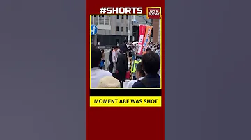 Video Of The Moment Ex Japan PM Shinzo Abe Was Shot During Election Speech In Nara Shorts 