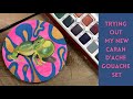 Painting a cute frog with the caran dache gouache set