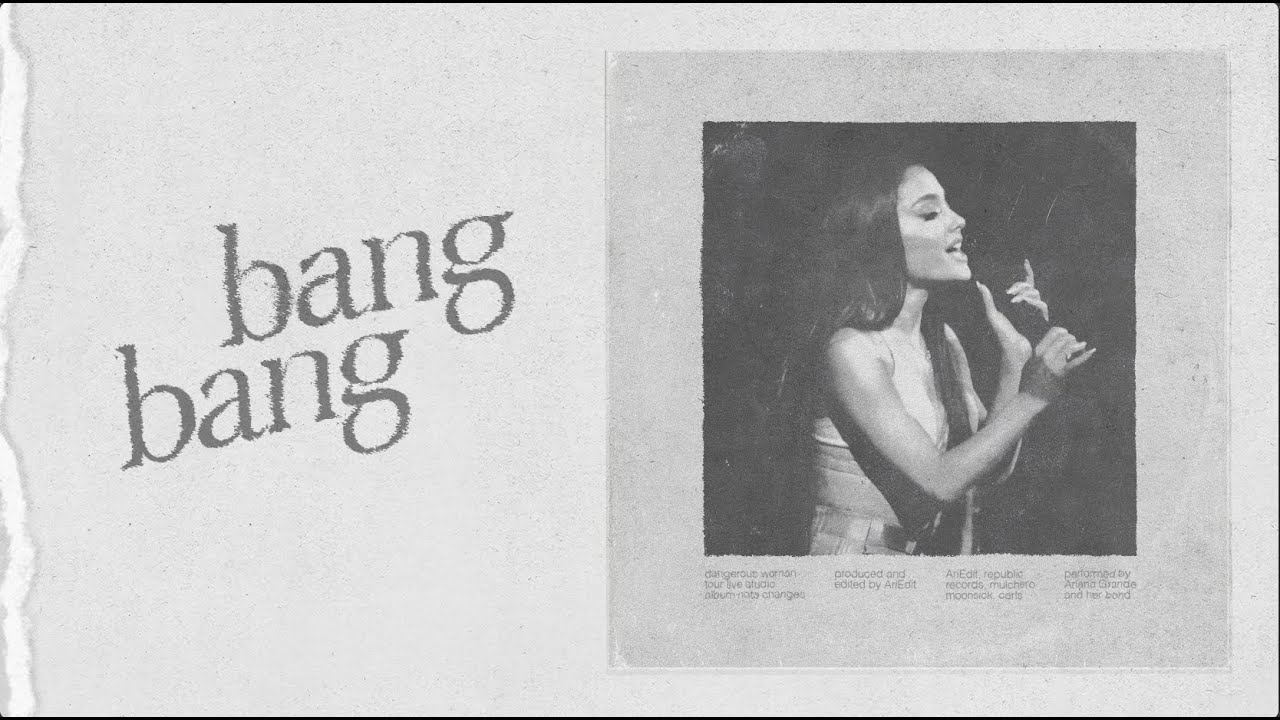 Ariana Grande - Bang Bang (Dangerous Woman Tour: Live Studio Album w/ Note Changes)