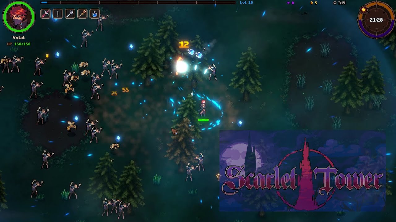 Scarlet Tower - Early Access Gameplay [Action/Rogue-lite/Casual/Like Vampire Survivors]