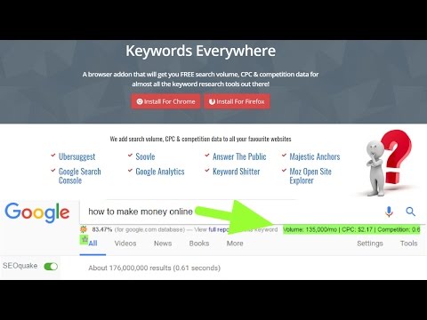 how to use keyword everywhere to get search volume | CPC | keyword research within few second 